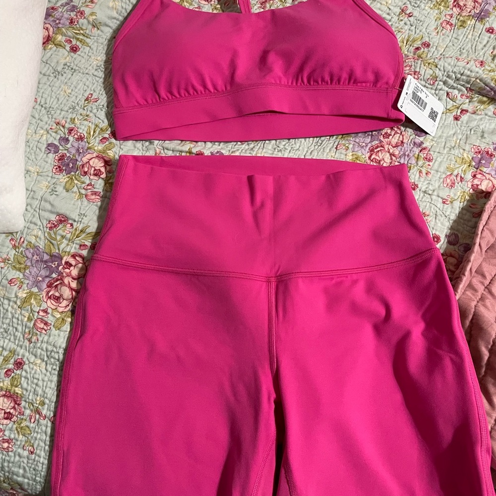 Lululemon sonic pink set 8